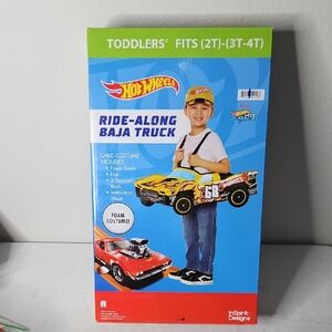 Hot Wheels "Ride Along Baja Truck" Halloween Costume Toddler Sz 2T-4T